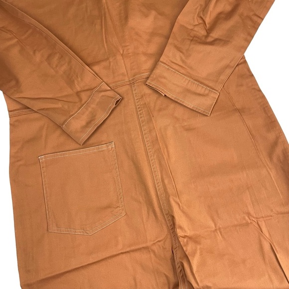 The Drop x victoria.dahlberg Rust Orange Utility Jumpsuit NWOT Medium - Picture 9 of 14